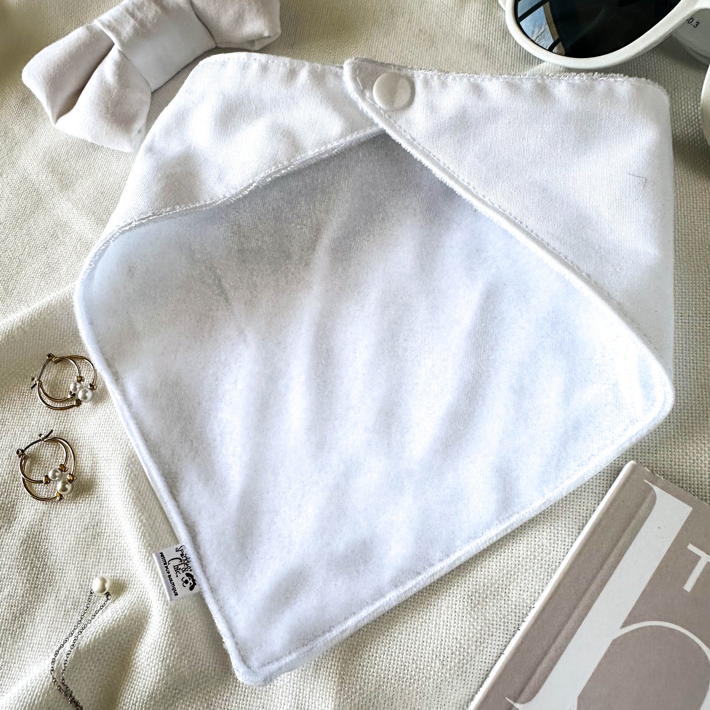 Velvet Vows Bridal Dog Bandana