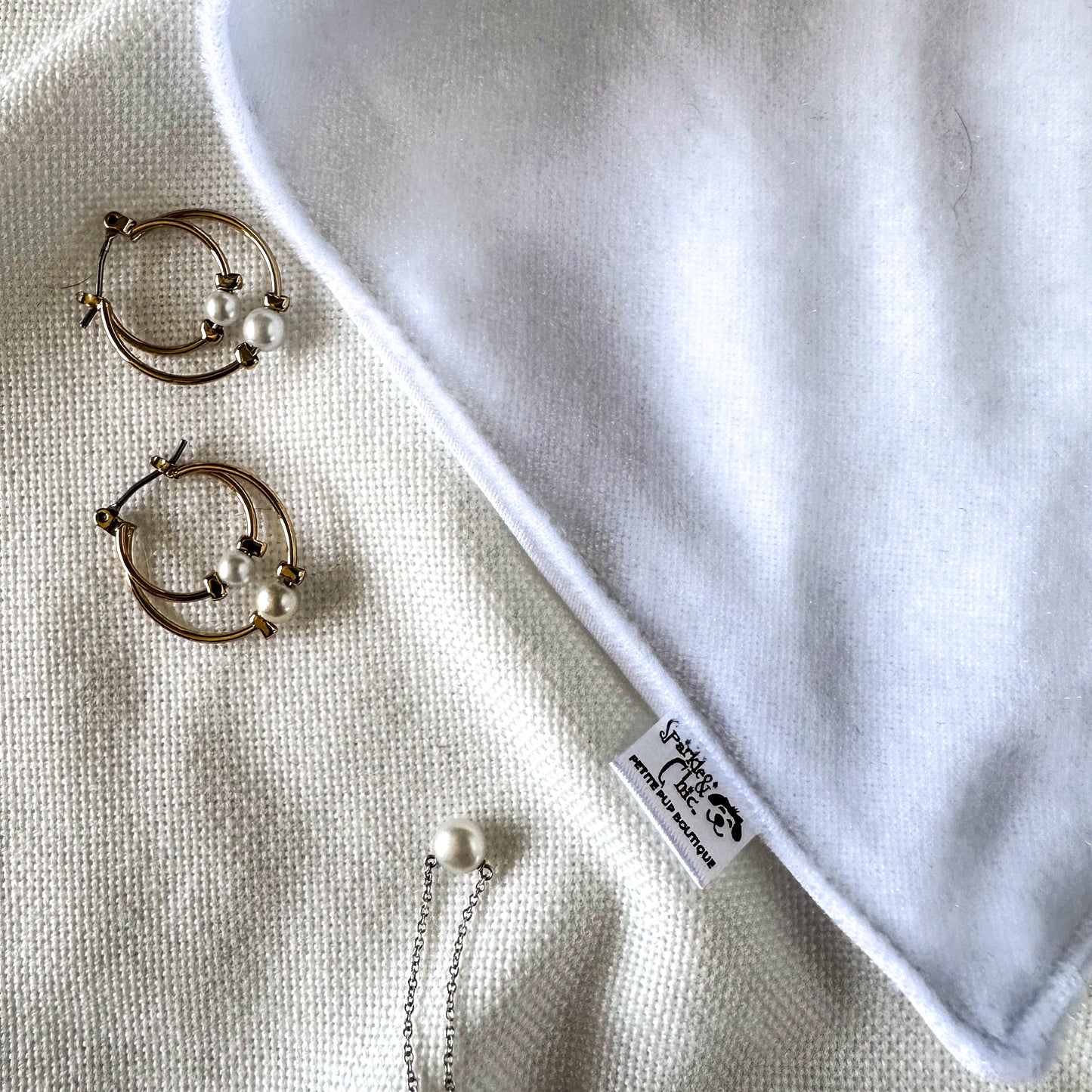 Velvet Vows Bridal Dog Bandana