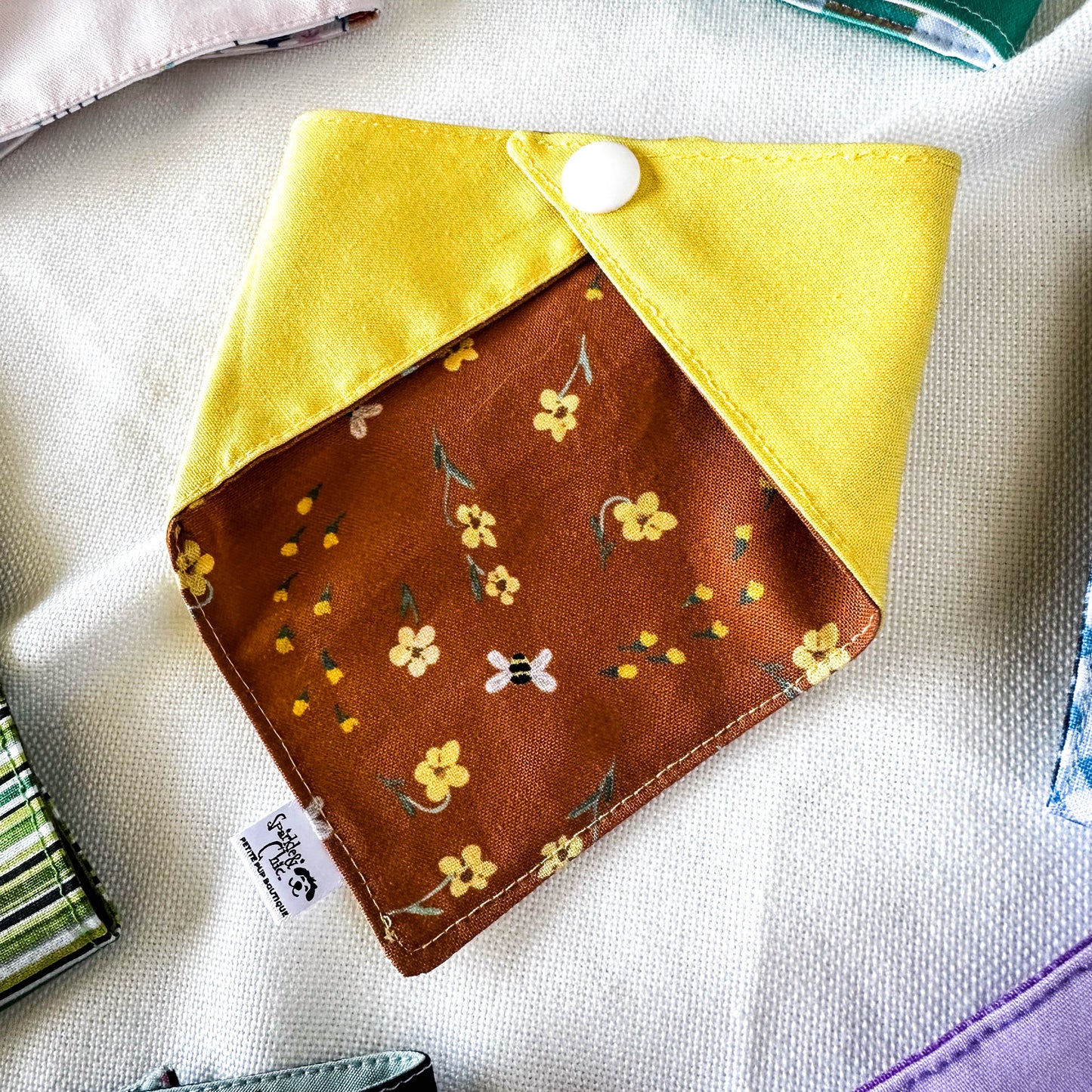 Reversible Cotton Dog Bandana