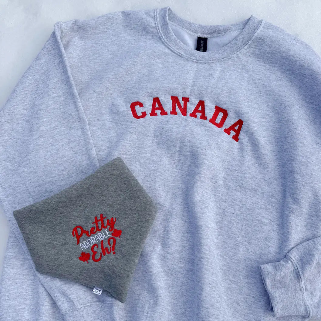 Pretty Adorable, Eh? Embroidered Bandana