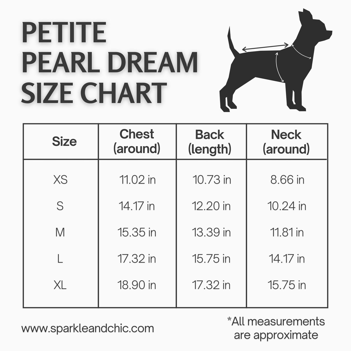 Petite Pearl Dream Dog Wedding Dress