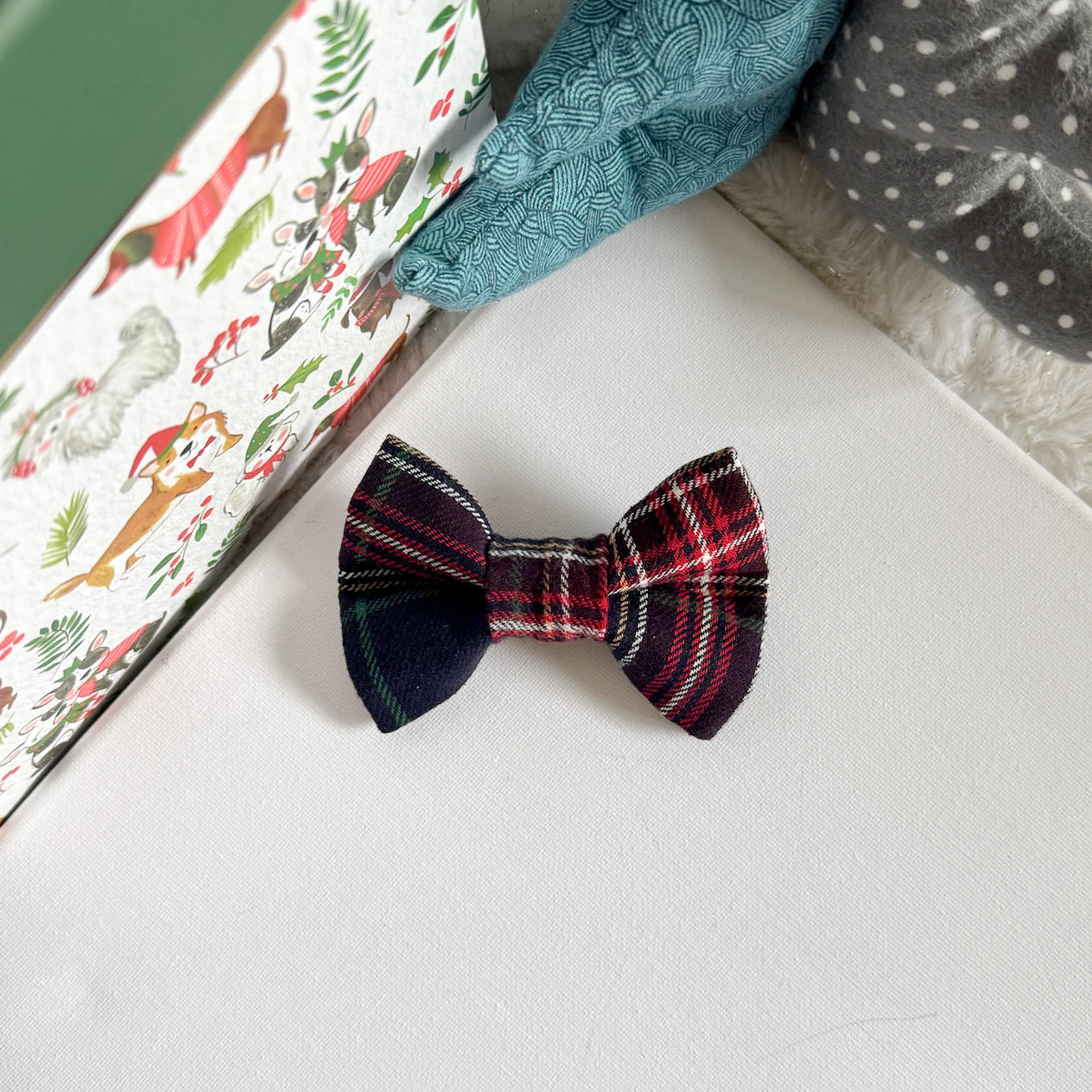 Festive Fun Weatherproof Bowties - Christmas Plaid