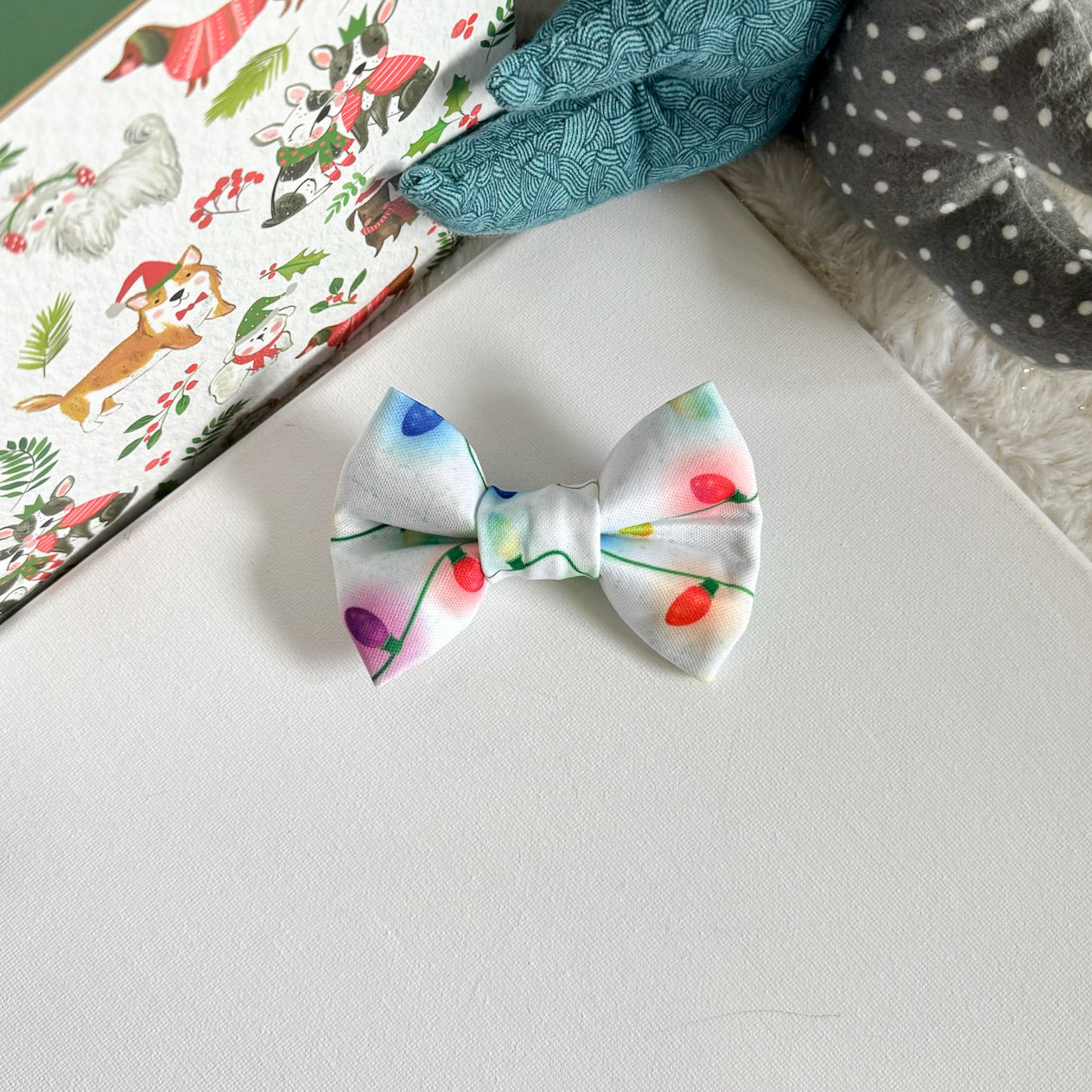 Festive Fun Weatherproof Bowties - Christmas Lights