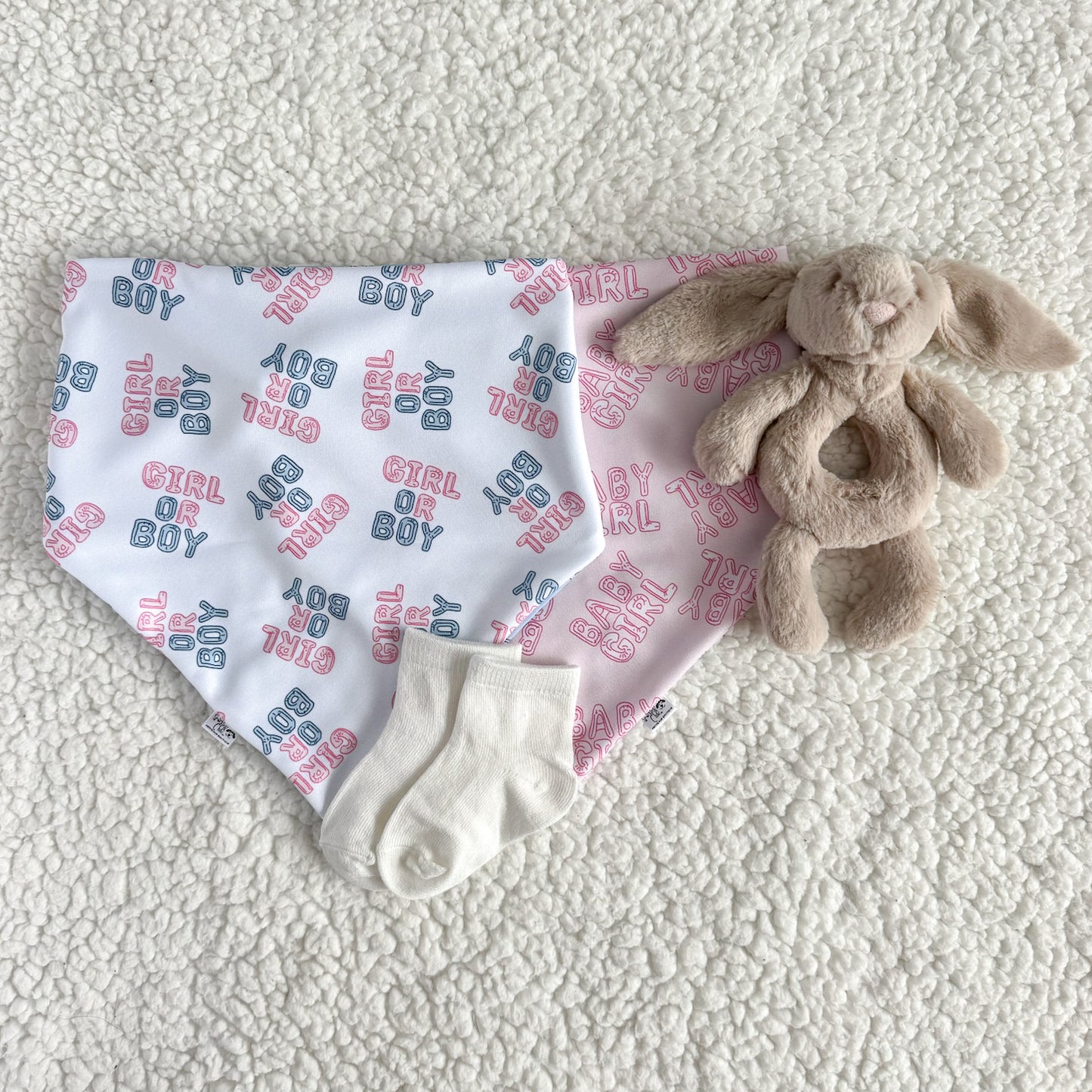 Gender Reveal Weatherproof Dog Bandana - Baby Girl