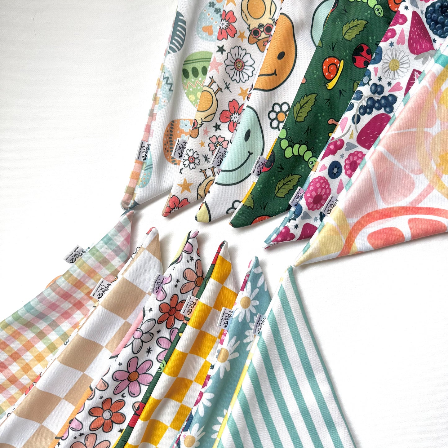 Springtime Charm Reversible Weatherproof Dog Bandana