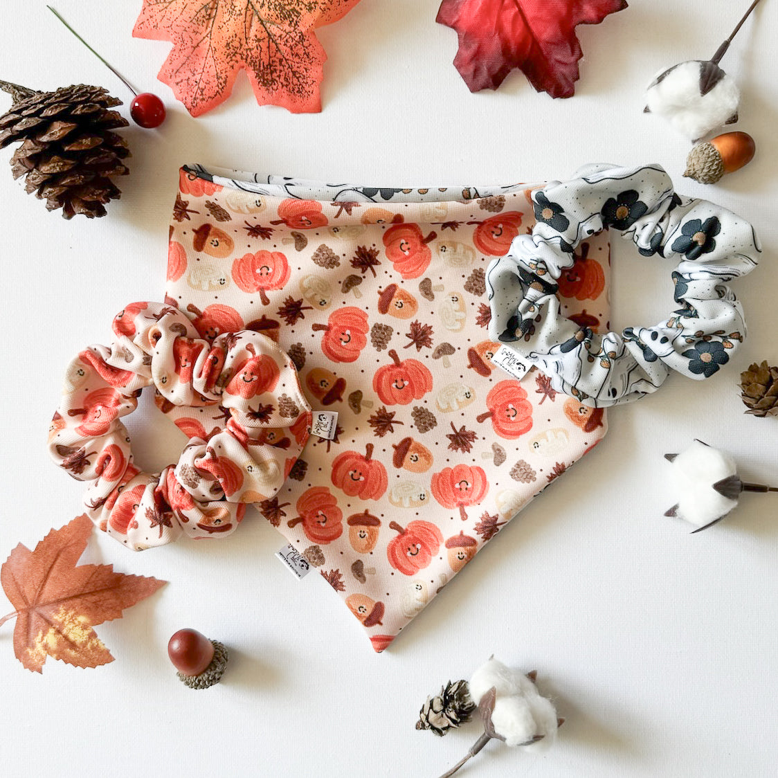 Fall Fun Matching Scrunchies