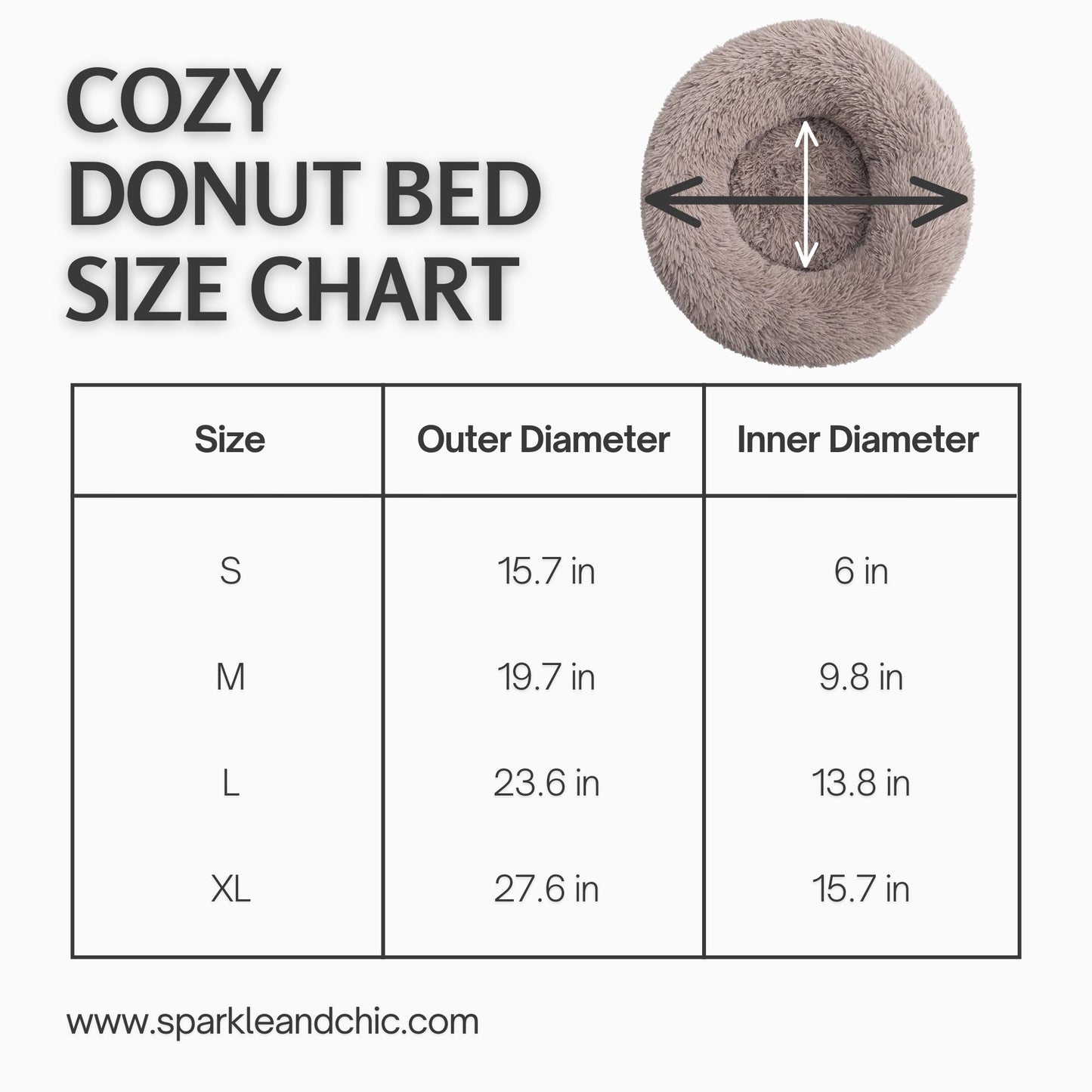 Cozy Donut Bed