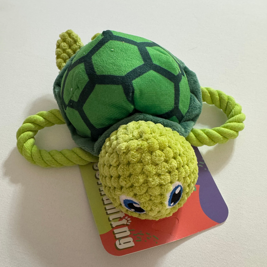 Squeaky Plush Dog Toy with Tug Ropes