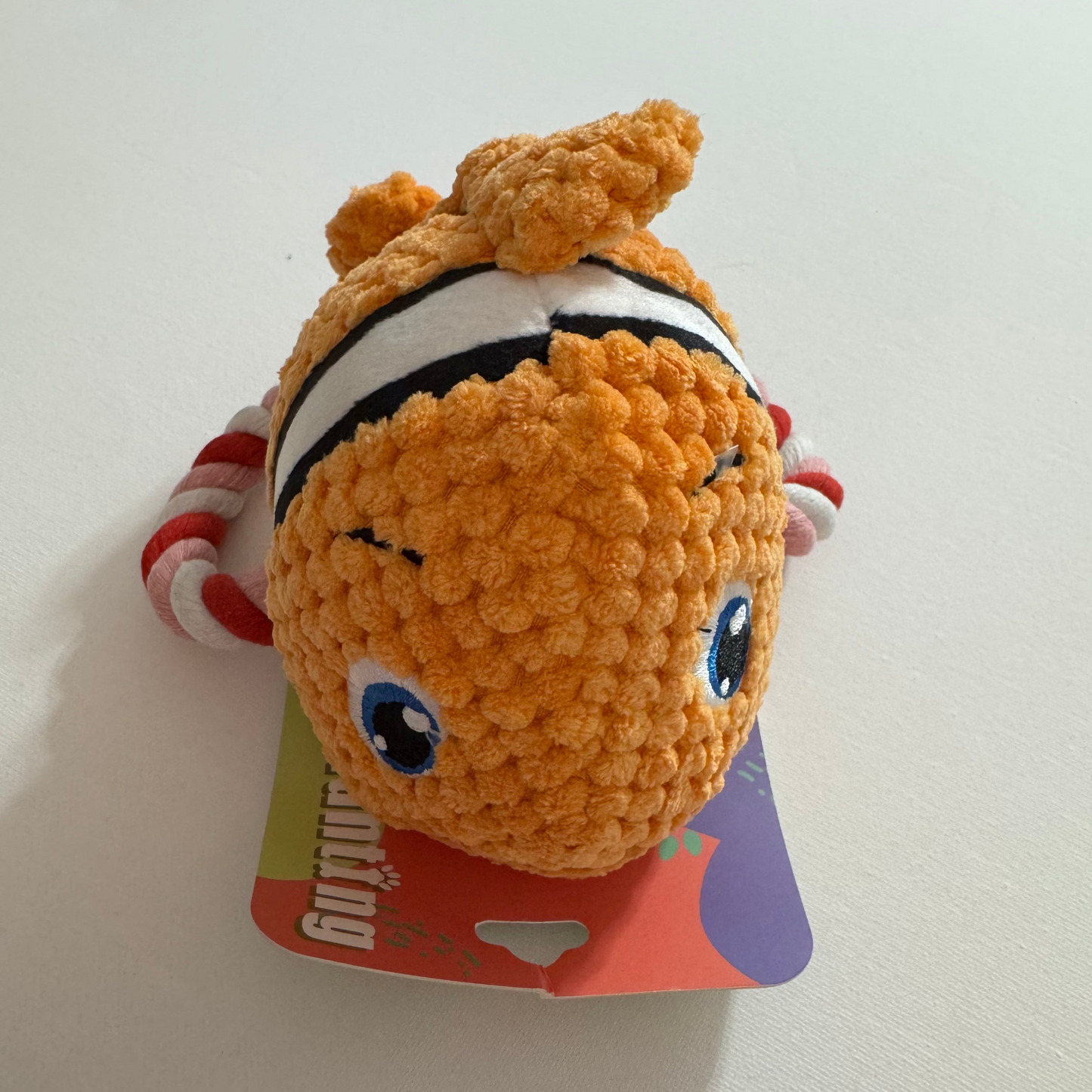 Squeaky Plush Dog Toy with Tug Ropes