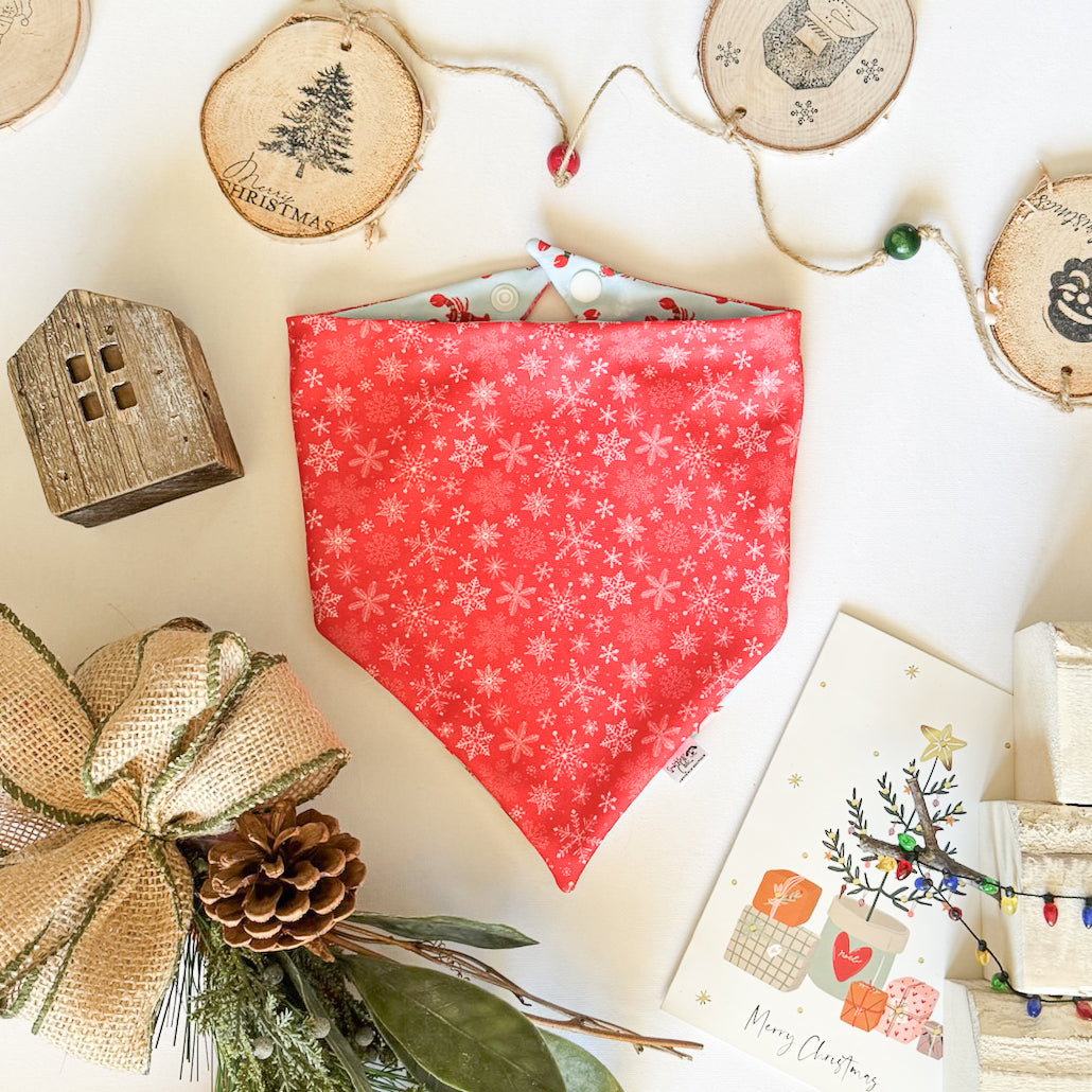 Festive Fun Reversible Weatherproof Dog Bandanas