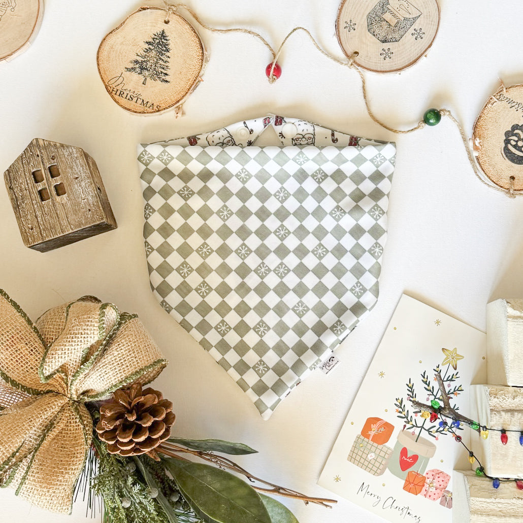 Festive Fun Reversible Weatherproof Dog Bandanas