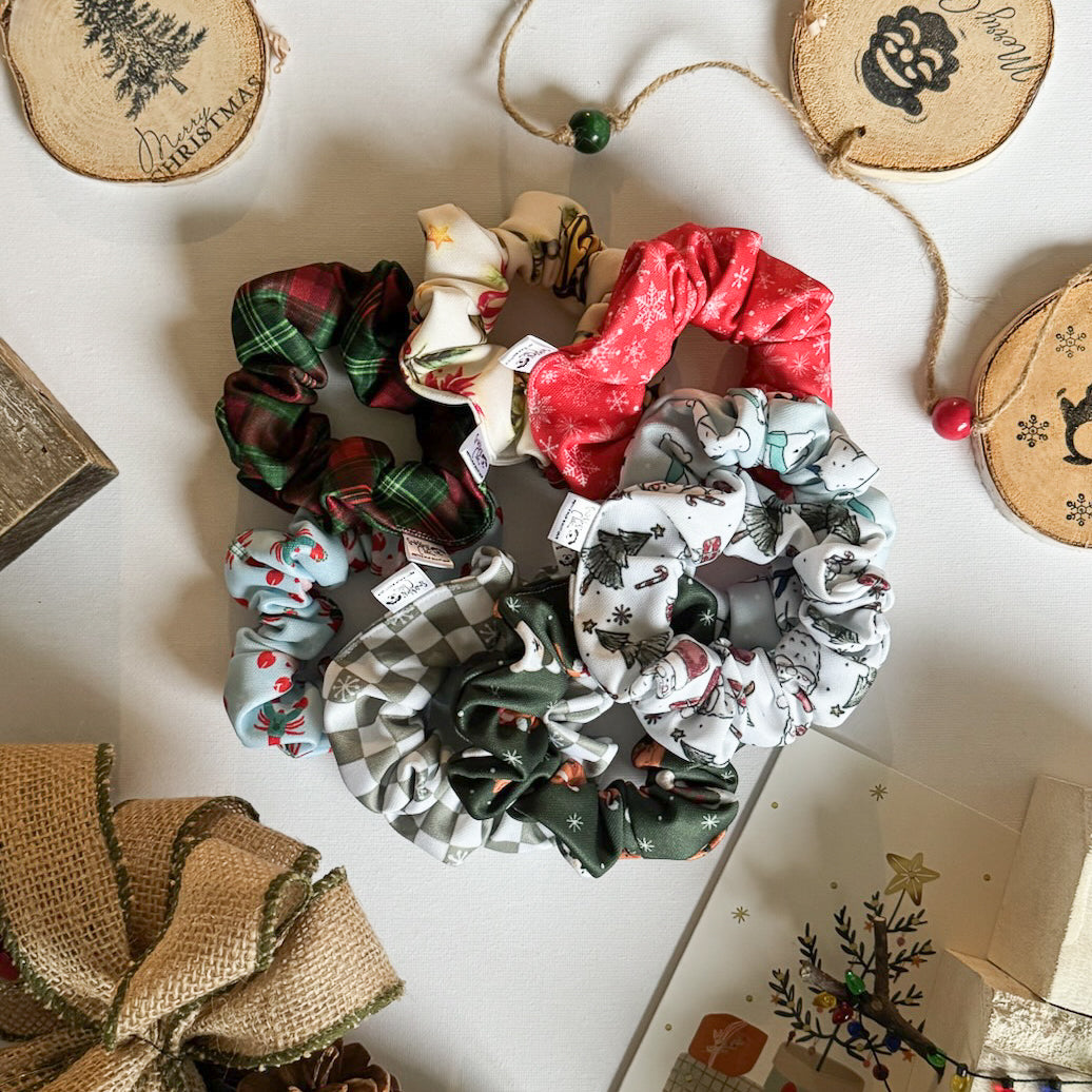 Festive Fun Matching Scrunchies