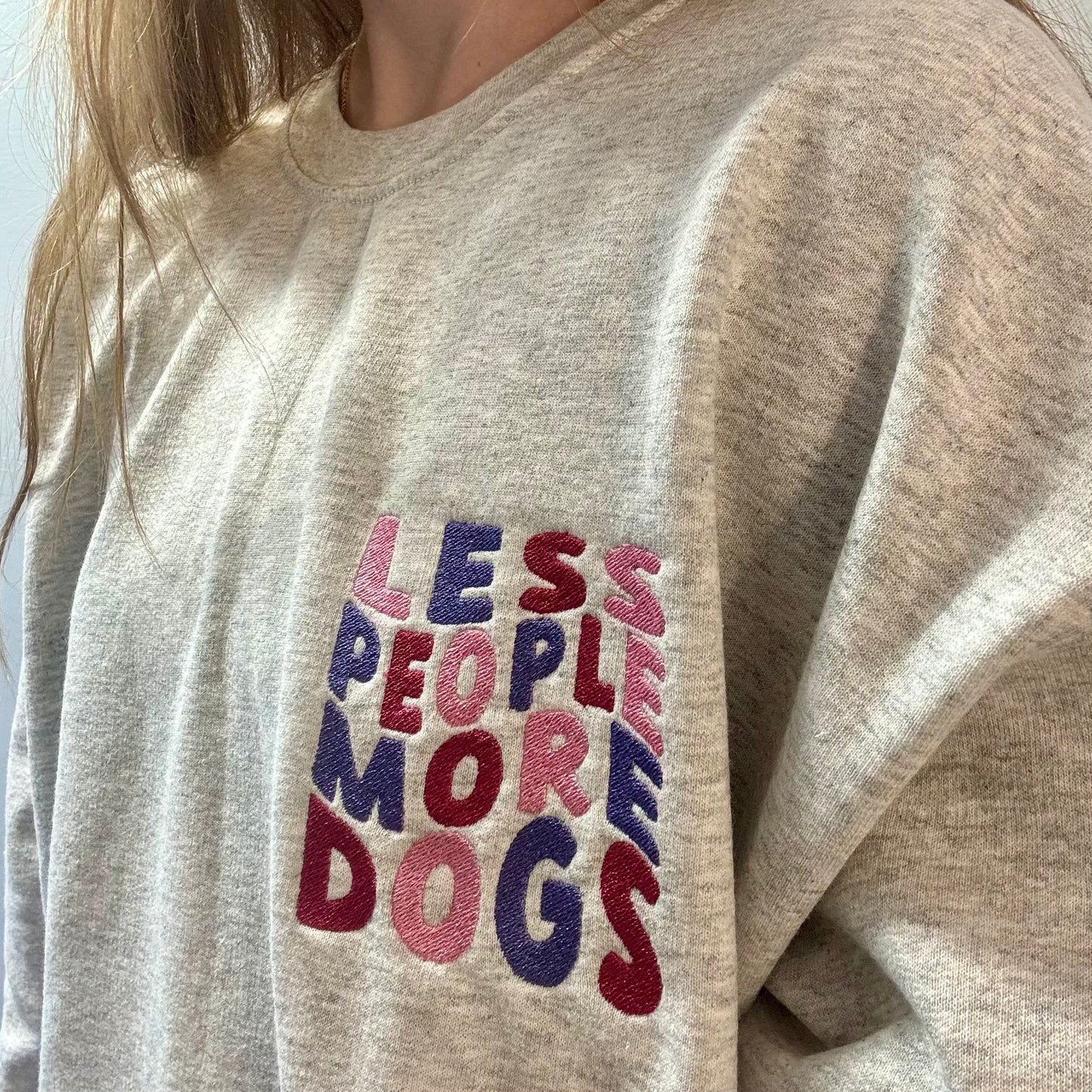 “Less People More Dogs” Unisex Sweatshirt