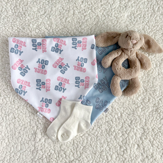 Gender Reveal Weatherproof Dog Bandana - Baby Boy