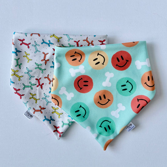 Very Happy Birthday Celebration Reversible Weatherproof Dog Bandana