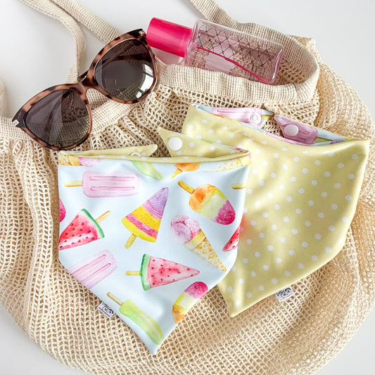 Sun & Sports Reversible Weatherproof Dog Bandanas - Sweets & Spots