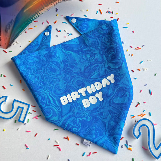 Birthday Boy Cotton Bandanas