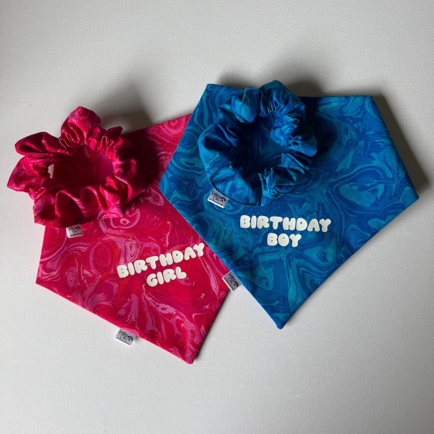 Matching Birthday Scrunchies