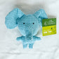 Elephant Squeaky Plush Dog Toy