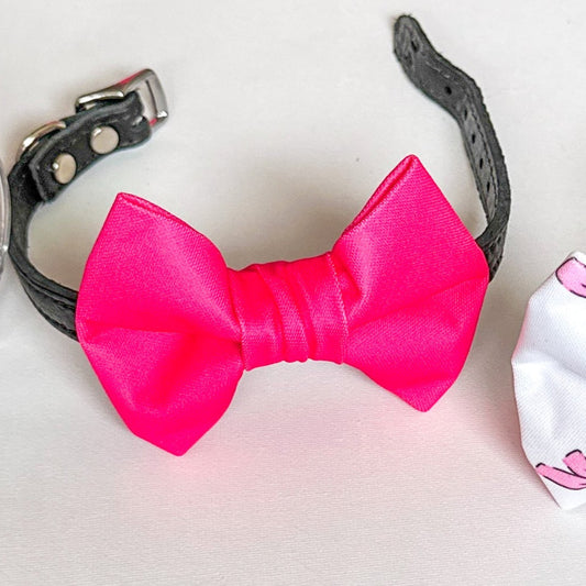 Neon Fun Weatherproof Bowties - Neon Pink