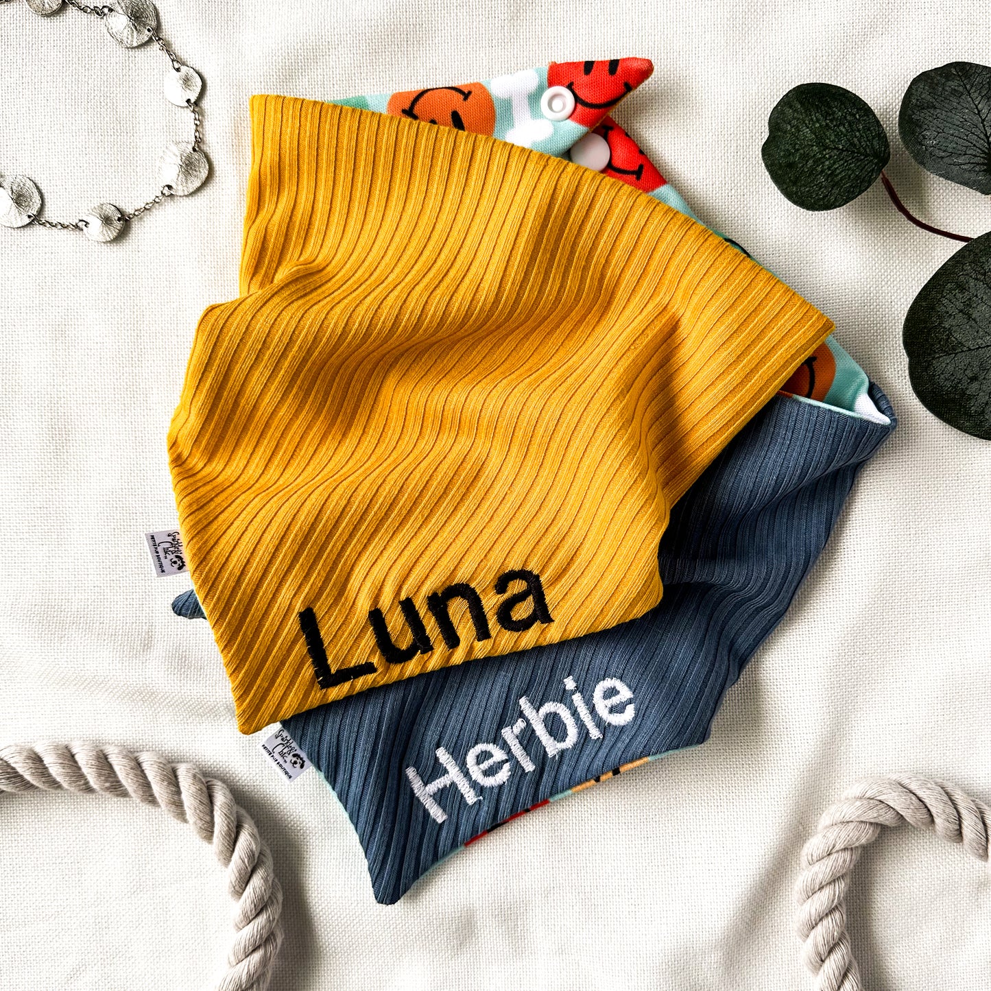 Custom Embroidered Name Bandana