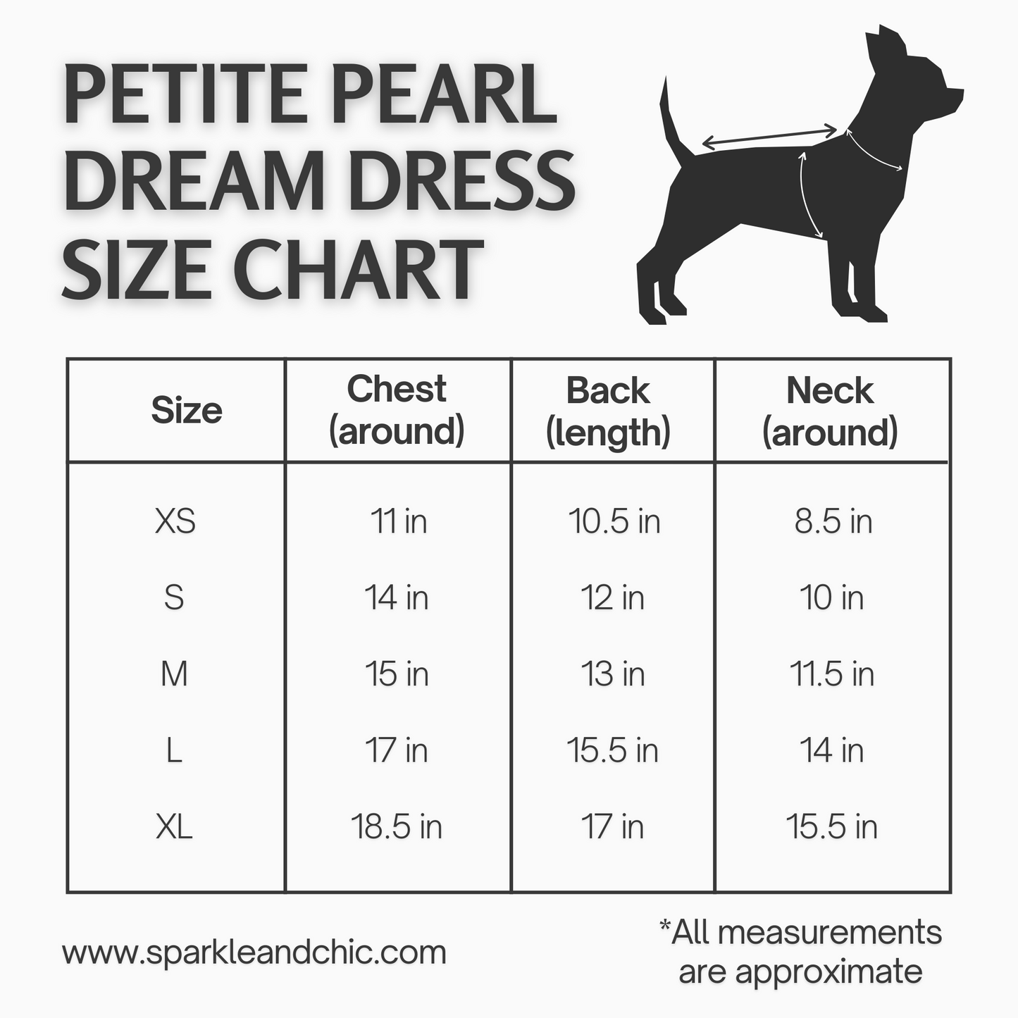 Petite Pearl Dream Dog Wedding Dress