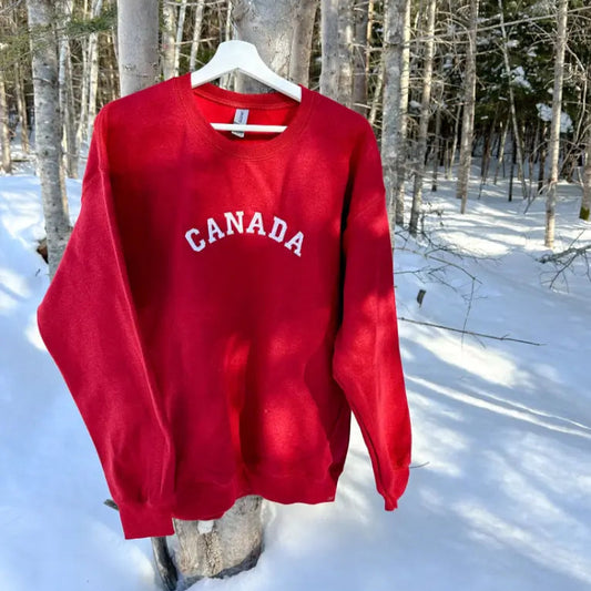 CANADA Unisex Sweatshirt - Red 1