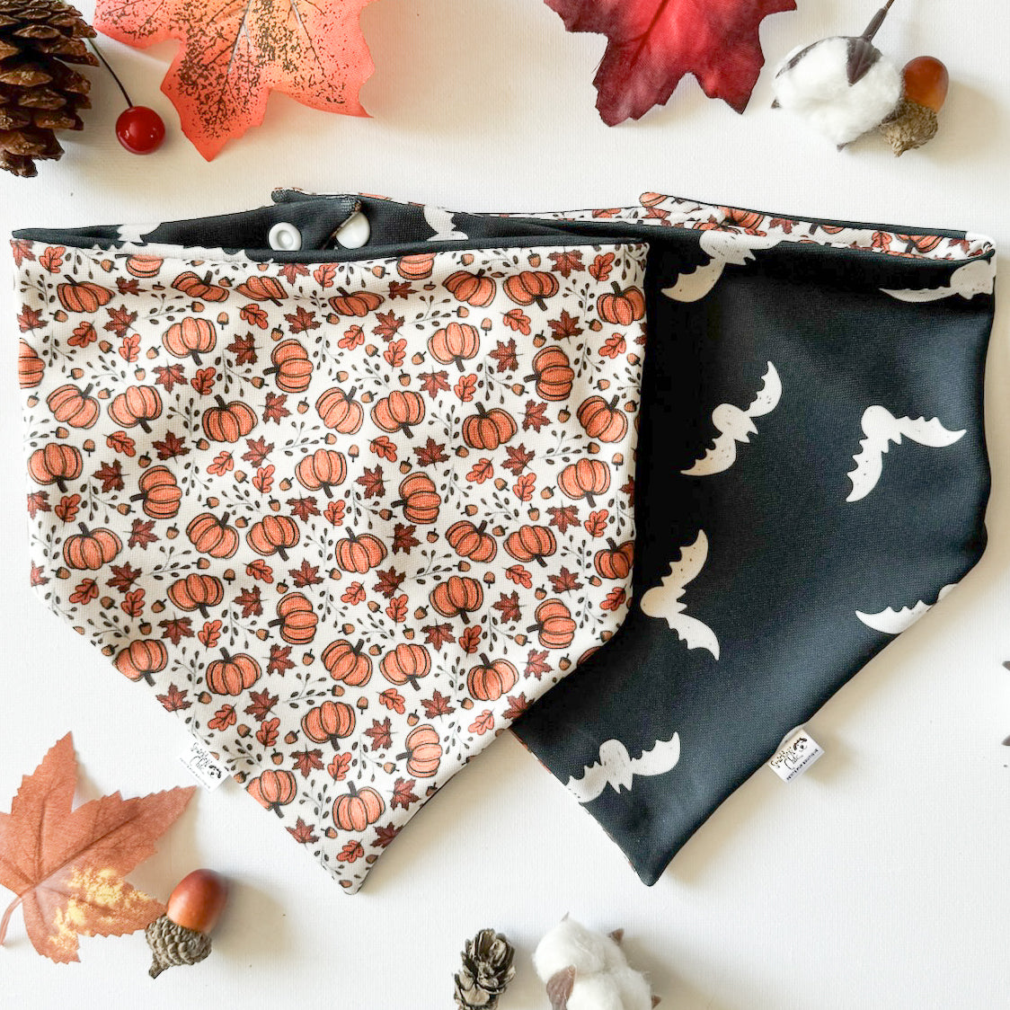 Fall Fun Reversible Weatherproof Dog Bandanas