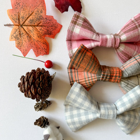 Paw-fectly Plaid Dog Bowties