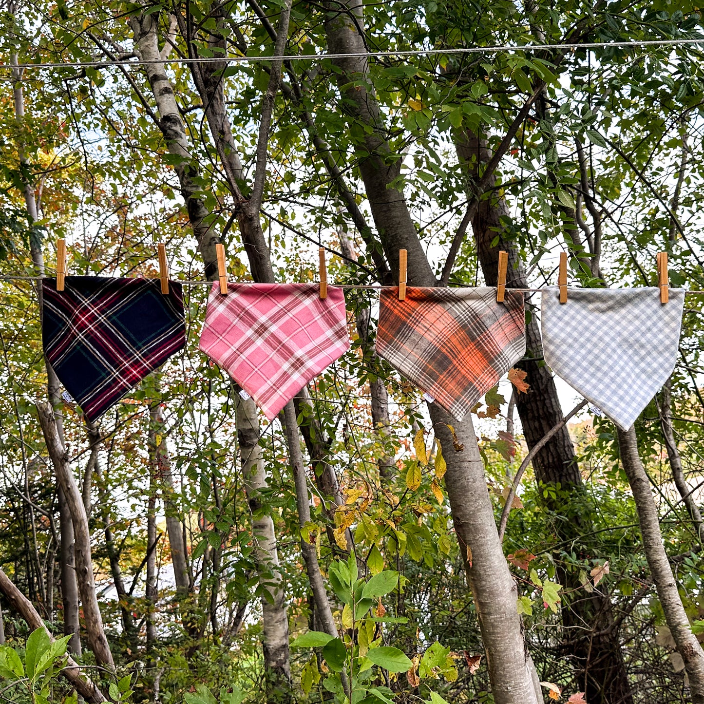 Paw-fectly Plaid Dog Bandana