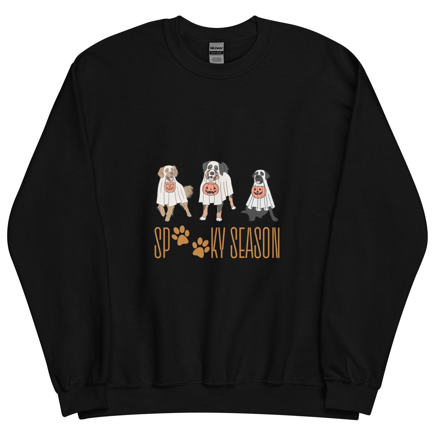 Ghost Dog Friends Spooky Season Unisex Sweatshirt