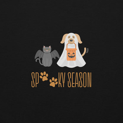 Ghost Dog Bat Cat Spooky Season Unisex Sweatshirt