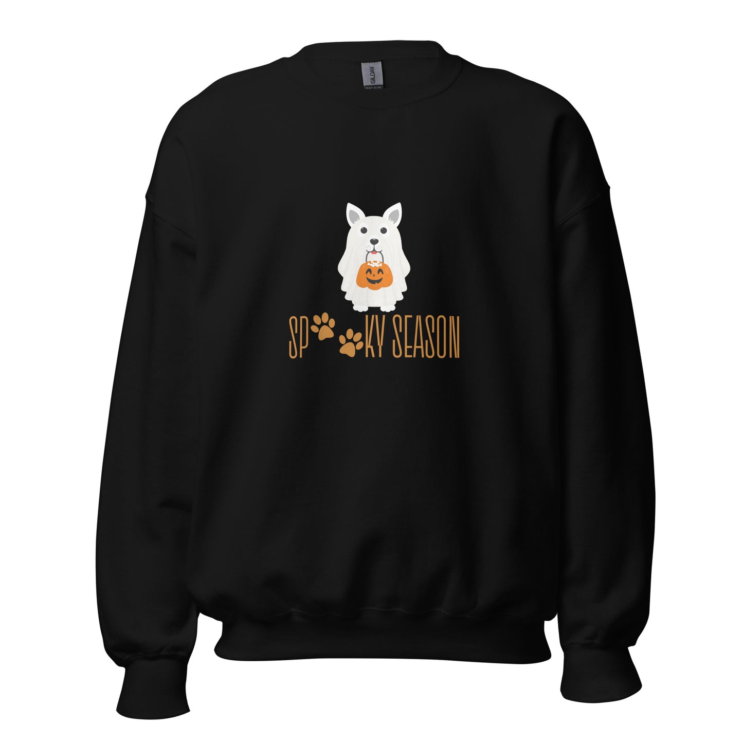 Ghost Dog Spooky Season Unisex Sweatshirt