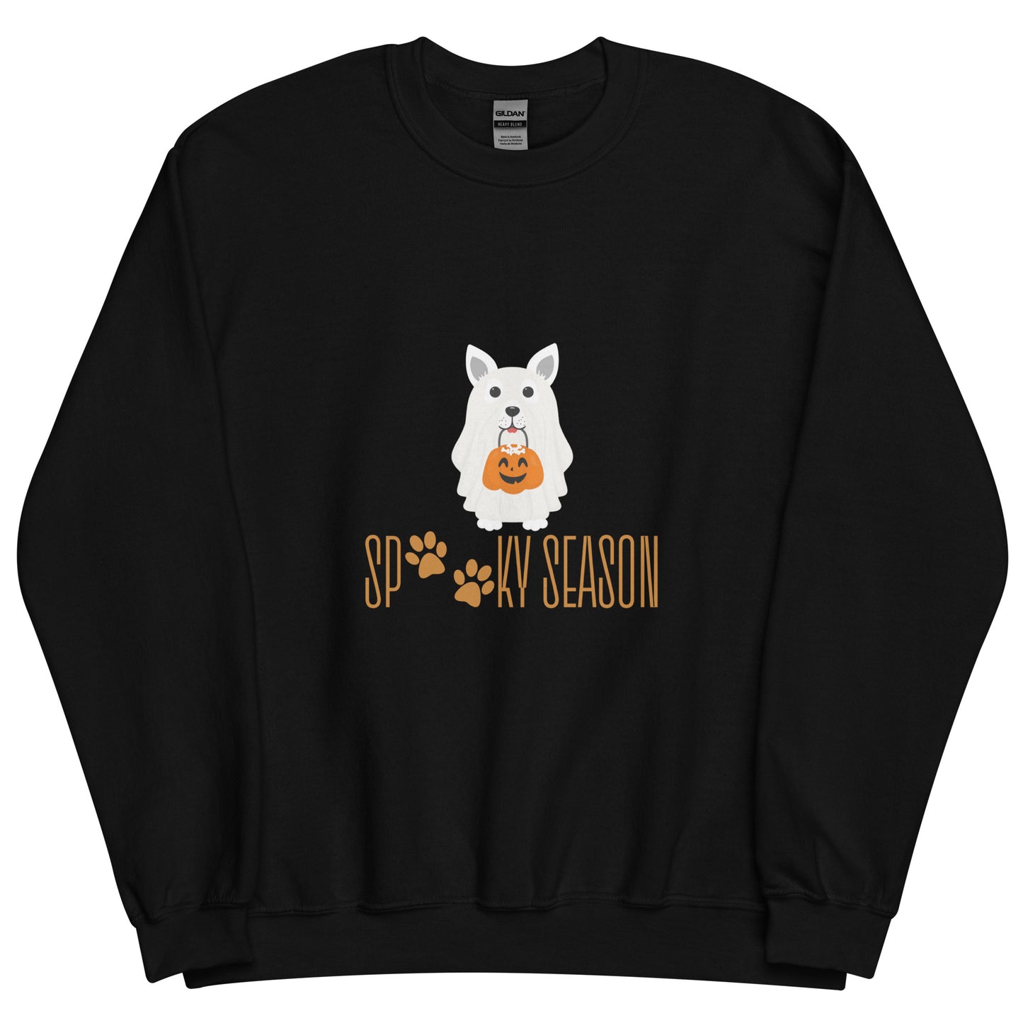 Ghost Dog Spooky Season Unisex Sweatshirt