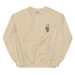 Skeleton Peace Sign Unisex Crewneck Sweatshirt
