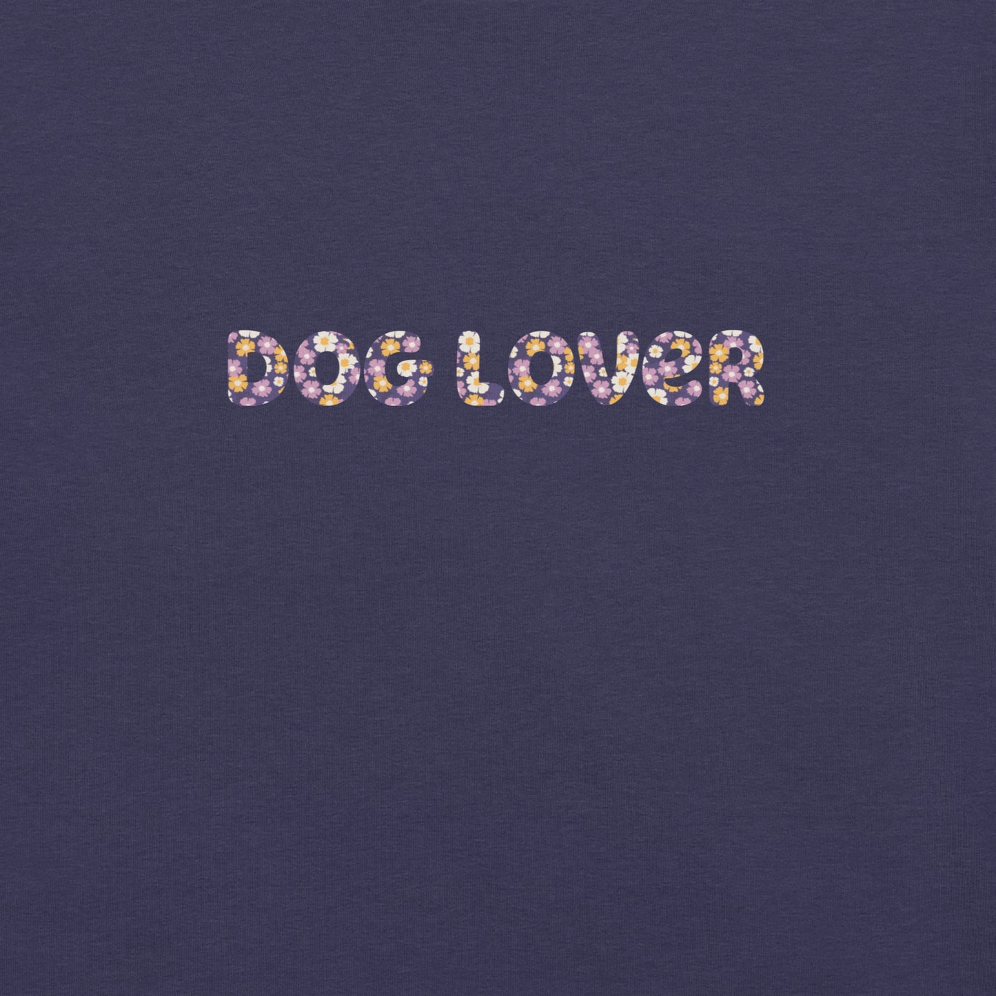 "Dog Lover" Floral Unisex T-Shirt