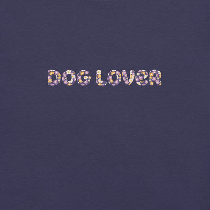 "Dog Lover" Floral Unisex T-Shirt