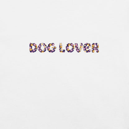 "Dog Lover" Floral Unisex T-Shirt